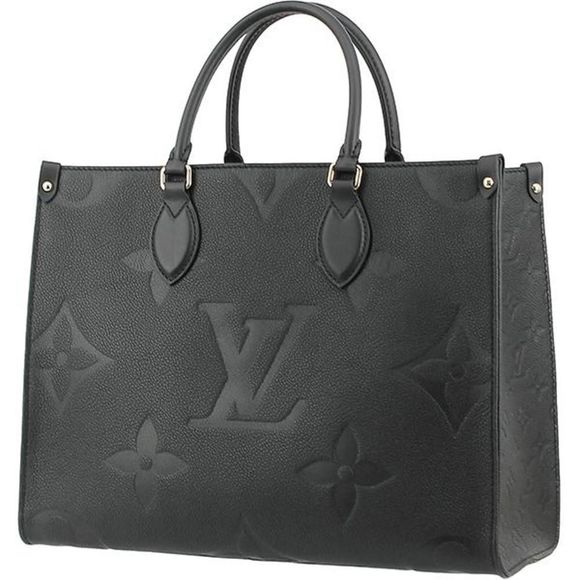 Louis Vuitton On The Go MM Tote Bag Shoulder Bag Monogram Implant - Picture 2 of 11